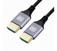 Wzxksoac Cable HDTV 2.1 8K Ultra HD Compatible con 19+1 Core OD4.0 Cable Ultradelgado Cable MultifuncióN para Monitor de Computadora y TV,A