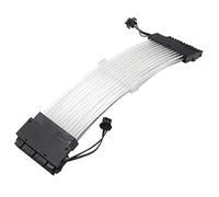 Wzxksoac Cable RGB de ExtensióN de PSU para Carcasa de PC, ATX 24Pin Color Line ARGB Streamer Transfer Adapter, M/B 5V 3Pin Sync