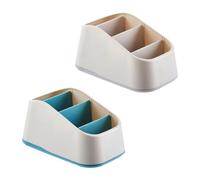 Wzxksoac Caja de Almacenamiento de Escritorio para Control Remoto, Soporte para TV, TeléFono, Cesta Trapezoidal, Organizador de PapeleríA, Estuche para el Hogar.