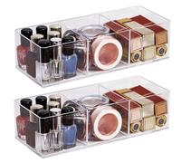 Wzxksoac Caja de Almacenamiento en de Cosméticos de Acrílico Transparente, Tocador, Caja de Almacenamiento de Cosméticos, Cajón de Escritorio, Caja de Almacenamiento A