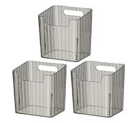 Wzxksoac Caja de Almacenamiento para Refrigerador Puerta Lateral Verduras Verduras Caja de Almacenamiento de ArtíCulos Organizador de Almacenamiento Gris Transparente