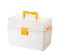 Wzxksoac Caja de Aparejos Pequeña con 2 Bandejas Organizador de Hardware Caja de Almacenamiento Multiusos Portátil para Refrigerios Tornillos Tuercas Caja de Señuelos A