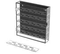 Wzxksoac Caja de ColeccióN de Monedas de 5 de AcríLico para Exhibir Monedas de DesafíO. Exhibidor de Gran Capacidad para Monedas y Insignias.