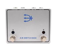 Wzxksoac CAJA de CONMUTACIÓN A/B Caja de Canal de Efectos Conmutador de Señal de Pedal A Dos Rutas de Amplificador Partes de Guitarra Pedales de Efectos de Guitarra