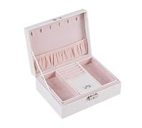 Wzxksoac Caja de JoyeríA de Estilo Europeo Caja de Almacenamiento de JoyeríA PortáTil de MúLtiples