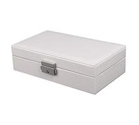 Wzxksoac Caja De Joyería para Viaje Pantalla De Organizador De Almacenamiento De Pendientes Anillos Collar De Rectangular Embalaje para Mujer