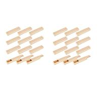 Wzxksoac Caja de Madera Sin Terminar de 24 Piezas con Tapa Deslizante Caja de Madera PequeñA de 9 X 2,2 X 1,2 Pulgadas Contenedor Caja de JoyeríA de Regalo Caja de LáPices