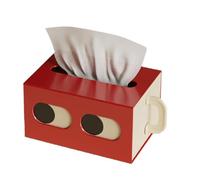 Wzxksoac Caja Extractora de Pañuelos de Plástico con Diseño Pequeño y Adorable, Ideal para Dormitorio, Sala de Estar, Coche Espacios A