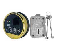 Wzxksoac Caja Fuerte de Repuesto con Cerradura Biométrica y Teclado Electrónico EMP, con Cerradura de Pestillo Oscilante Izquierdo.