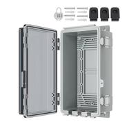 Wzxksoac Caja Protectora para Enchufes Eléctricos, Impermeable, para Exteriores, con Cubierta para Cables de Extensión