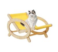Wzxksoac Cama Elevada para Mascotas, Silla para Dormir con Gatos, Silla con de Escalada, Cama Ajustable para Rascar con Cubierta de Lona Resistente A los Arañazos A