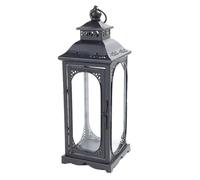 Wzxksoac Candelabro de Metal, Adorno de Viento, Portavelas de Hierro y Vidrio, Decoración Artística para Bodas, Farolillos y Velas.