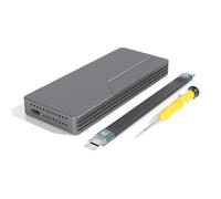 Wzxksoac Carcasa para SSD NVMe USB 4.0 de 40 Gbps. Adaptador M.2 A USB 4.0 para M.2 NVME PCIE. Chaleco de Refrigeración Integrado. Carcasa de Aluminio.