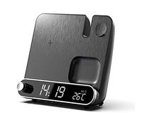 Wzxksoac Cargador InaláMbrico Multifuncional, Reloj Digital, EstacióN de Carga RáPida de 15 W para TeléFono, Reloj, Auriculares, Recargable