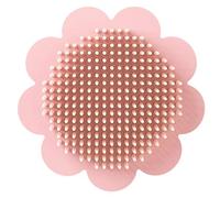 Wzxksoac Cepillo de Champú de Silicona para, Cepillo de Silicona Exfoliante Limpio, Ducha, Cuidado del BañO, Herramientas DoméSticas para Masaje del Cabelludo, Rosa