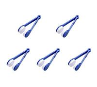 Wzxksoac Cepillo para Gafas de Doble Cara, Limpiador de Gafas de Microfibra Suave, Cepillo de Limpieza para Gafas, Herramienta de Limpieza Azul
