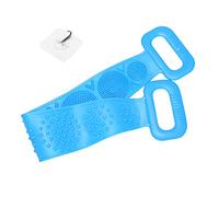 Wzxksoac Cepillos de Silicona Toallas de Baño Frotar de Peeling de Barro Masaje Corporal Ducha Cepillo Mágico Depurador Flexible (Azul)