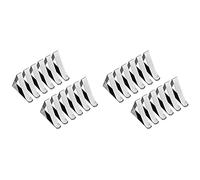 Wzxksoac Clip de Mantel de Acero Inoxidable de 24 Piezas, Abrazaderas Ajustables Antideslizantes para Cubierta de Mesa, Soportes de Tela de Mesa para Picnic de Fiesta