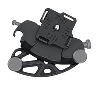 Wzxksoac Clip para Cinturón de Cámara DSLR, Abrazadera para Correa de Hombro, Accesorios de Montaje para Cámara, Gris Plateado y Negro.