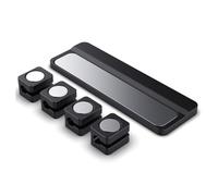 Wzxksoac Clips Magnéticos para Cables, Soporte Ajustable y Suave para Cables Debajo del Escritorio, Organizador de Cables.