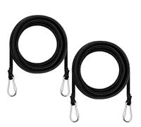 Wzxksoac Colchoneta de Espuma para Agua de 118 Pulgadas, Cuerda Elástica, Almohadilla de, Cuerda Elástica con Mosquetones, Kit de Anclaje para Colchoneta Flotante de Espuma para Lago