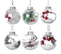 Wzxksoac Colgante de áRbol de Navidad Festival en Casa Adorno de Escritorio Navidad Bola ÁRbol DecoracióN de JardíN Colgante Regalos para NiñOs