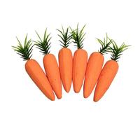 Wzxksoac Colgante de Zanahoria Artificial de Pascua, Adorno de Zanahoria para Pascua, Decoración de Verduras de Espuma, Regalo [para Colorear] Zanahoria