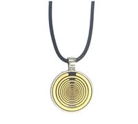 Wzxksoac Collar Lakhovsky MWO con Oscilador Multionda y Disco Energético Chapado en Colgante de Equilibrio Energético B.