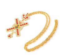 Wzxksoac Collar Palestina Collar con Colgante de Acero Inoxidable para Mujer Joyería