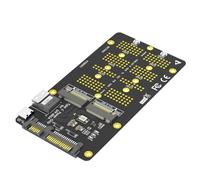 Wzxksoac Combo 2 en 1 M.2(NGFF) NVMe SSD/-Bus SSD A SFF-8654 y Adaptador