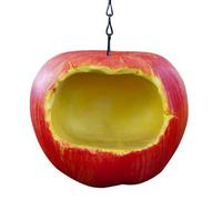 Wzxksoac Comedero para Pájaros con Forma de Fruta Simulada, Decoración Colgante para Jardín Al Aire Libre, Colgante de, Comedero Artesanal para Jardín