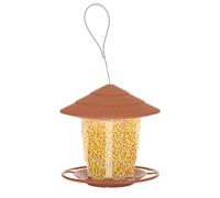 Wzxksoac Comedero para PáJaros para Colgar Al Aire Libre, Resistente, Resistente A la Intemperie, Ideas de Comedero para PáJaros Salvajes para Amantes de Las, Comida-B