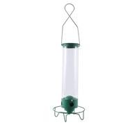 Wzxksoac Comedero para Pájaros Silvestres A Prueba de Ardillas Comedero para Pájaros Colgante de Hierro Forjado para Patio Al Aire Libre A