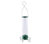 Wzxksoac Comedero para Pájaros Silvestres A Prueba de Ardillas Comedero para Pájaros Colgante de Hierro Forjado para Patio Al Aire Libre B