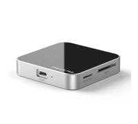Wzxksoac Concentrador USB-C 3.2 7 en 1, EstacióN de Acoplamiento MagnéTica, 4K, 60 Hz, PD100 W, Carga de 10 Gbps, Adaptador Multipuerto Tipo C para TeléFono y PortáTil.