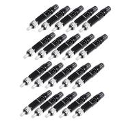 Wzxksoac Conector de Empalme de Fibra Óptica Monomodo FC, 20 Unidades, Preenterrado, Conector Rápido de Fibra Óptica
