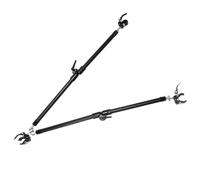 Wzxksoac Conector de Enganche para Remolque de Bicicleta, Remolque Plegable Portátil Universal para Bicicleta con Abrazaderas de Liberación Rápida para Caravana.