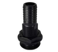 Wzxksoac Conector de Montaje A TravéS del de Marino para Manguera de 5/8, 3/4, 1 Pulgada, Accesorios de PlomeríA para Bomba de Achique de Drenaje de, Negro
