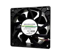 Wzxksoac Conector de Ventilador de Refrigeración de 4 para Antminer Bitmain S7 S9, Sin Escobillas, de Repuesto, 12 V CC, 5,0 A, Bajo de Ruido.