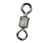 Wzxksoac Conector Giratorio de Pesca, Rotador Rodante de Anillo Sólido para Gancho Kana de Seguridad, Adecuado para Accesorios de Pesca D