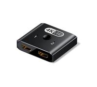 Wzxksoac Conmutador Bidireccional 2 en 1 Compatible con 2.0, Divisor 4K A 60 Hz, Conmutador Bidireccional Compatible con, Conmutador Manual.