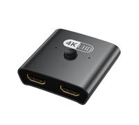 Wzxksoac Conmutador Bidireccional 2 en 1 Compatible con 2.1, Divisor 4K A 120 Hz, Conmutador Manual Compatible con