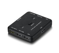 Wzxksoac Conmutador KVM 4K Compatible con, Divisor, Concentrador USB, Adaptador de Transferencia, Cargador de Teléfono, Base de Expansión Múltiple para PC.