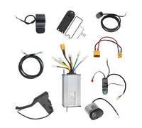 Wzxksoac Controlador de Motor Eléctrico Sin Escobillas de 36 V, 500 W, 17 A, para Tablero de Instrumentos, Acelerador, Controlador de Motor para Scooter Eléctrico de 10 Pulgadas.
