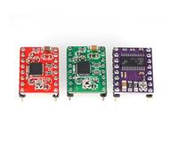 Wzxksoac Controlador de Motor Paso A Paso A4988, Accesorios para Impresora 3D, Placa de Módulo Controlador DRV8825, 16 Subdivisiones