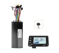 Wzxksoac Controlador de Motor Sin Escobillas de 36 V, 48 V, 52 V, 35 A, 1500 W + Kit LCD GD01 para ModificacióN de Scooter EléCtrico de Bicicleta de MontañA.