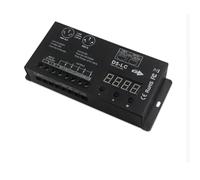 Wzxksoac Controlador LED DMX512 de Alta Potencia, 5 Canales, 10 A/Canal, Decodificador y Regulador de Intensidad DMX512, 12 V CC-24 V Máx. 1200 W, para Tiras LED RGBCW.