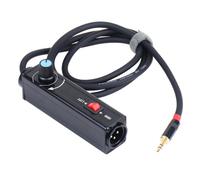 Wzxksoac Convertidor de Aislador de Audio de 3.5 A XLR. Control de Volumen de Computadora Portátil A Mezclador. Reducción de Ruido de 3.5 A Balance.
