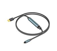 Wzxksoac Convertidor de Audio USB A SPDIF Óptico para Altavoces, Televisores, Ordenadores y Portátiles para Conectar A Cajas de Audio Ópticas.
