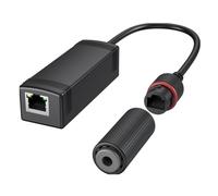 Wzxksoac Convertidor PoE Gigabit de 48 V A 24 V, Resistente Al Agua, IEEE802.3 AF/At, Adaptador PoE de 100/1000 Mbps A 24 V para Placa de Alimentación Pasiva de 24 V.